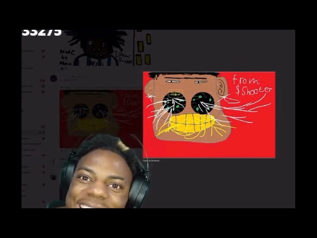 Ishowspeed angry on his fan funny art