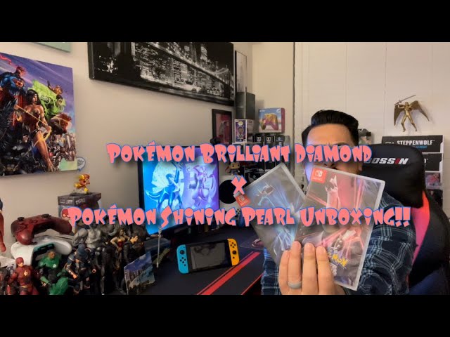 Pokémon Brilliant Diamond + Pokémon Shining Pearl (Double Pack Unboxing)