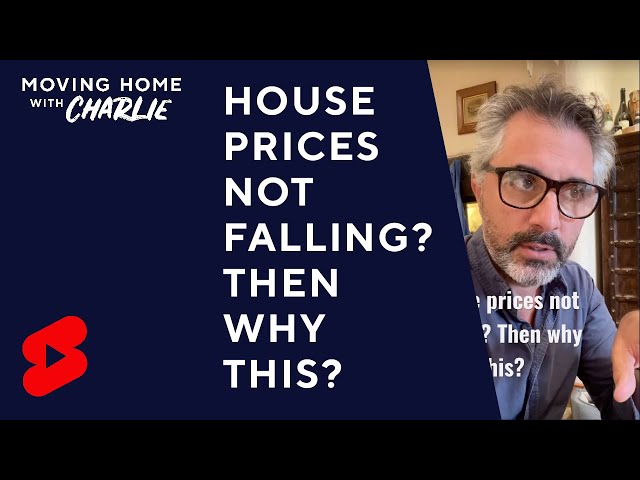 If house prices aren’t falling then why is this happening? #shorts #mortgage
