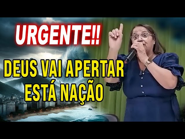Miss. Cristina Maranhão Profetiza: DEUS VAI APERTAR O BRASIL!!
