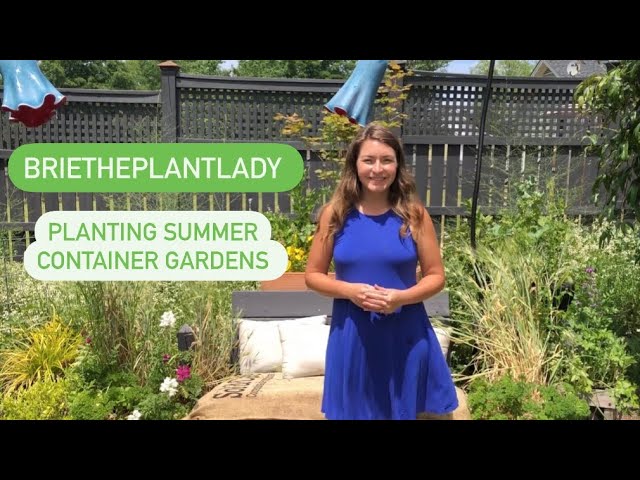 Planting Summer Container Gardens