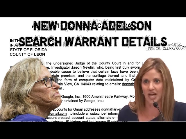 New Donna Adelson Search Warrant Details - Wendi Adelson Included
