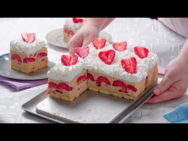 In 15 minutes ❗❗ Strawberry Plazma Cake ❗