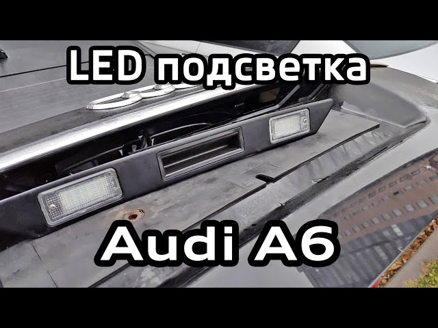 LED number plate light replacement for Audi A6 C6