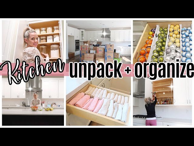 *NEW* EXTREME KITCHEN UNPACK AND ORGANIZE // CLEAN WITH ME 2021 DECLUTTER TIFFANI BEASTON HOMEMAKING