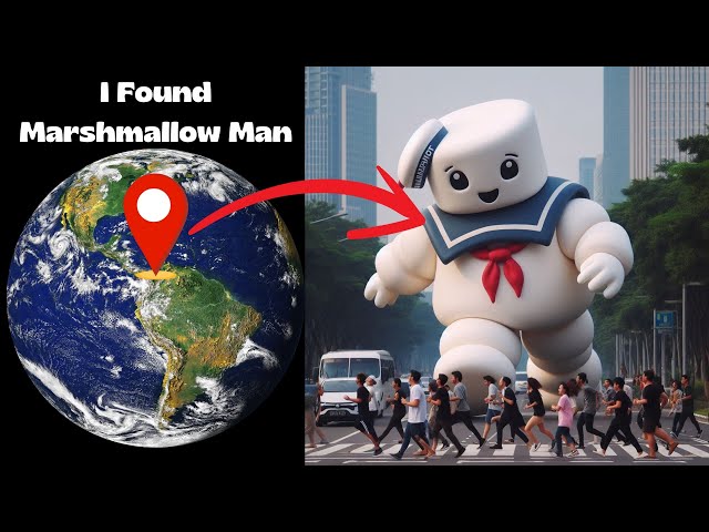 Marshmallow Man is Real on Google Maps and Google Earth 🌎 Eps 42 #maps #earth #pencarijejakin