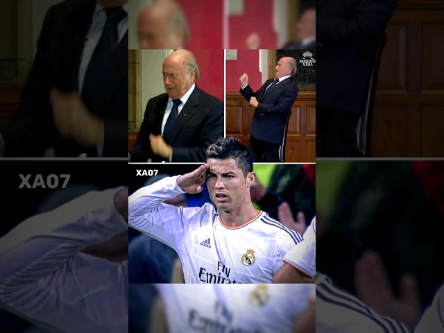 Ronaldo Destroyed Fifa President 🥶😱 #shorts #ronaldo #marcelo #shortsvideo