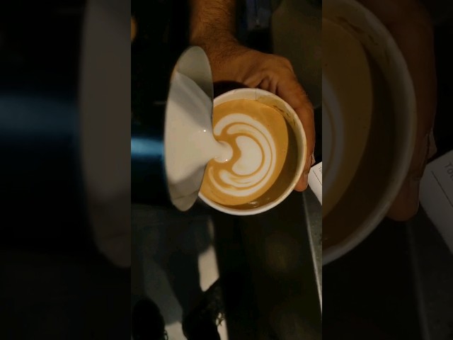 Regular coffee latte #Shorts