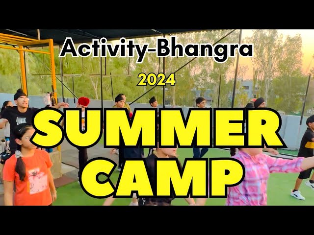 Activity-Bhangra 2024 #summer #camp #dance #trending #music #punjabi #bhangra #sound 🥁🥁🥁