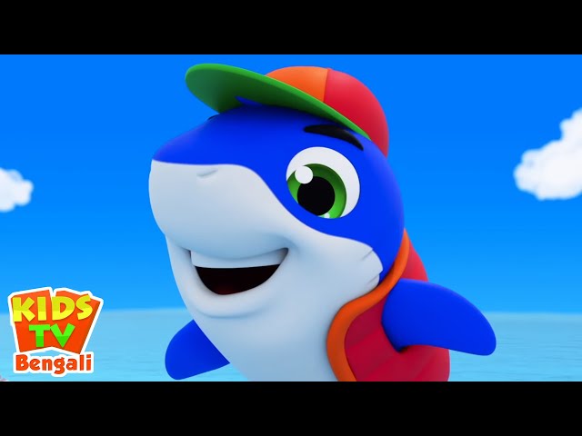 Baby Shark Song in Bengali, বেবি হাঙ্গর, Bangla Cartoon Poems and Nursery Rhymes for Kids