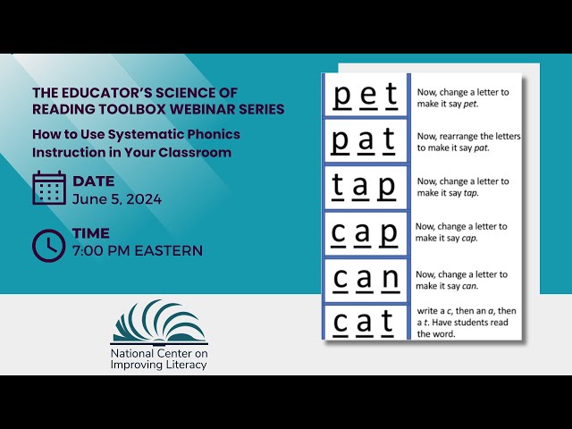 How to Use Systematic Phonics Instruction in Your Classroom