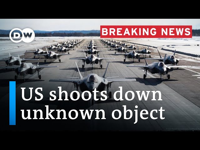 US fighter jet shoots down unidentified high-altitude object over Alaska | DW News