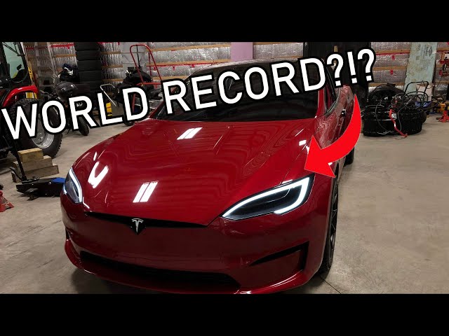5 run, 1 World record! Tesla Plaid