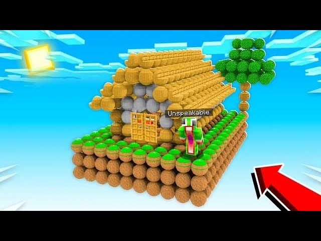 BUILDING A HOUSE OUT OF CIRCLE BLOCKS!