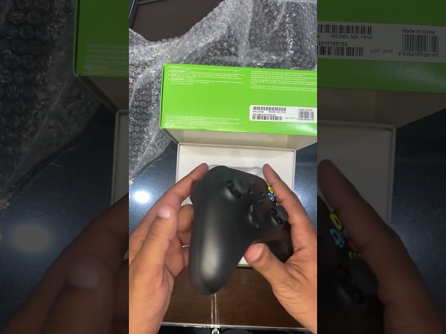 Carbon black controller - Xbox series X unboxing