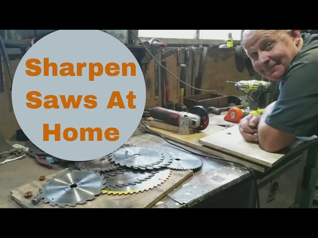 Sharpen Saw Blades Yourself At home! 2020