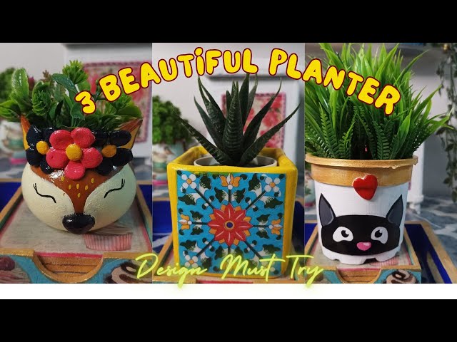 3 Beautiful  DIY Planters 😊😊// Must Try ❤❤