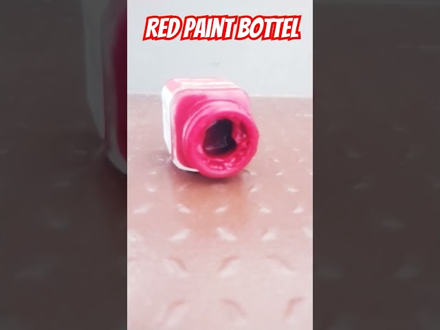 red colour paint.