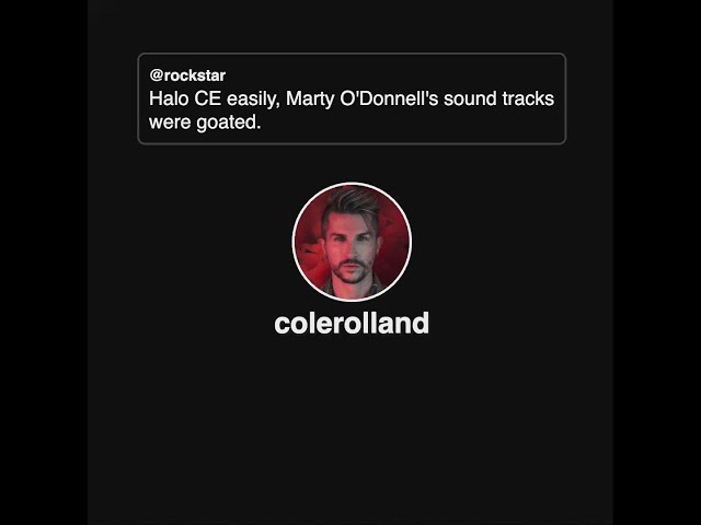 @colerolland #rockstar Halo CE easily, Marty O'Donnell's sound tracks were goated.