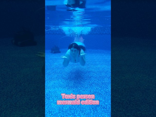 Toxic Person? Swim the Other Way #monofin #mermaid #mermaiding #mermaidlife #mermaidtail #swim