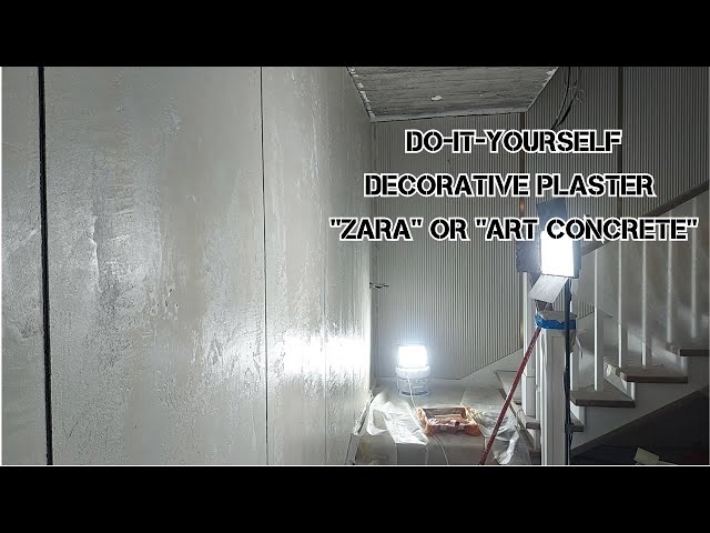 Decorative plaster "ZARA" or "Art concrete"
