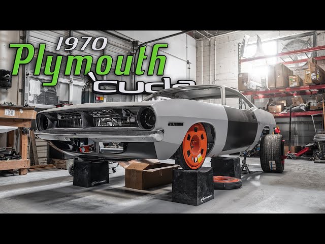 70 "Hellcat" Cuda • Part 2 • Sandblasting, Epoxy, & Roadster Shop Chassis