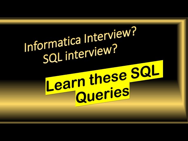 scenario based sql interview questions | ITTechTeach | Keerthi Trainings | advanced SQL queries #sql