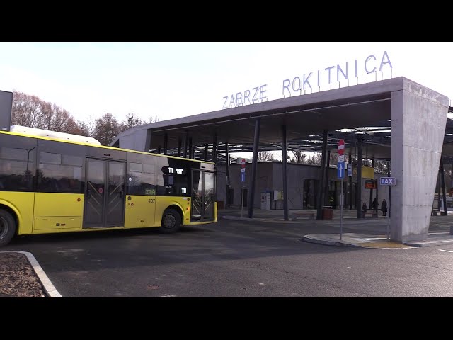 Od dzisiaj autobusy na nowych centrach przesiadkowych w Zabrzu 10.02.2024