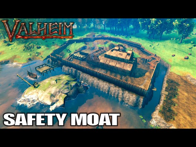 Am I Finally Safe With a Moat & Wall? | Valheim Gameplay | E22