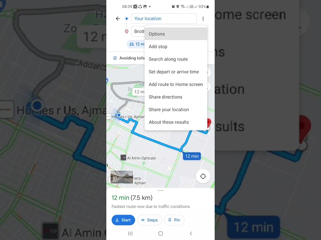 How to avoid Salik in UAE using Google Map | How to avoid toll using Google map