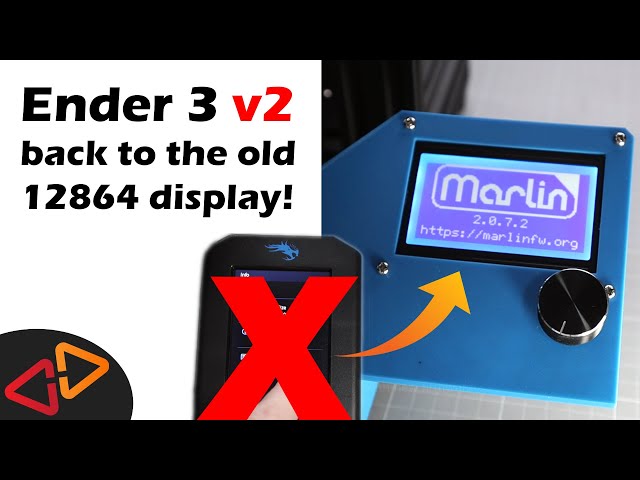 Ender 3 v2 - I'm switching back to the 12864 display! The WHY and HOW