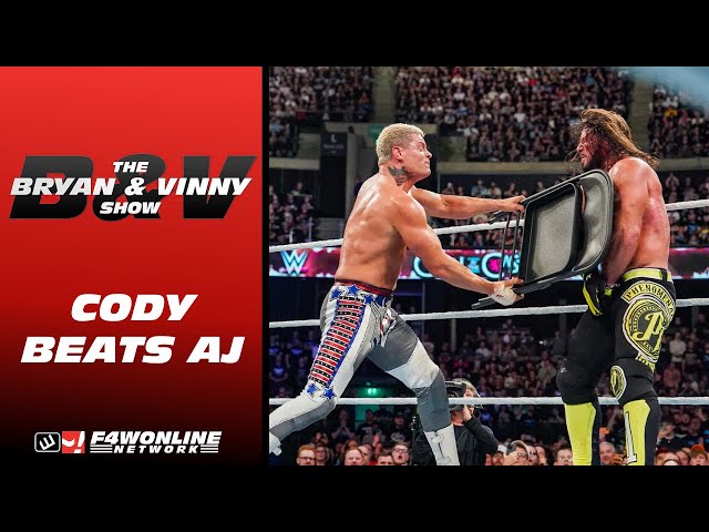 Cody Rhodes defeats AJ Styles in Scotland | WWE Clash at the Castle | Bryan & Vinny Show