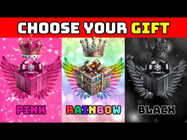 Choose Your Gift 🎁😍🎀🌈🖤 Luxury Edition #3giftbox #pickonekickone #wouldyourather