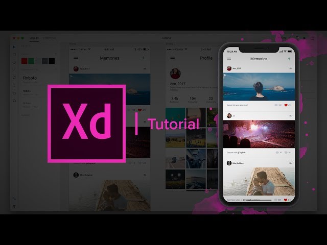 Create a Social Media App - (Design & Prototype) Adobe Xd Tutorial