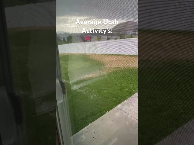 Average Utah Activity’s: #utah #crazyweather #hail #averageutahactivities #summer