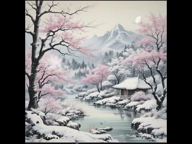 🏮 White Snow in Early Spring - 早春白雪  (Zǎochūn Báixuě) - Chinese Music
