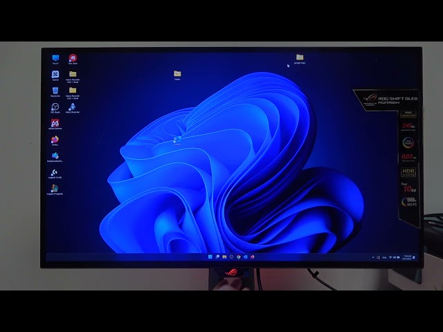 How To Change Display Port Steam In Asus ROG Swift PG27AQDM