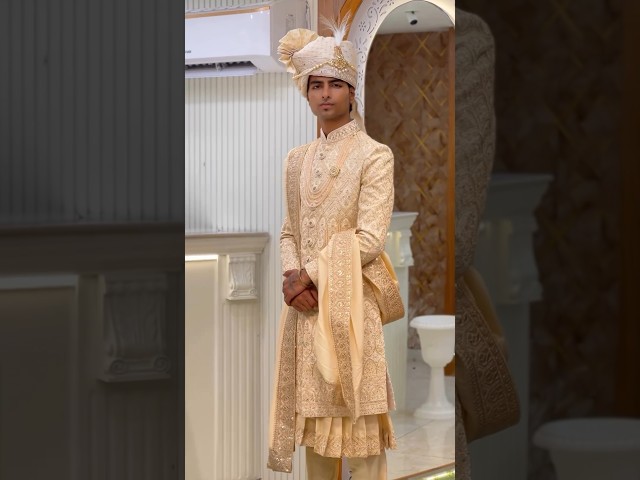 Luxurious Sherwani for Groom | MAYUR Designer #fashion #wedding #sherwani #shorts