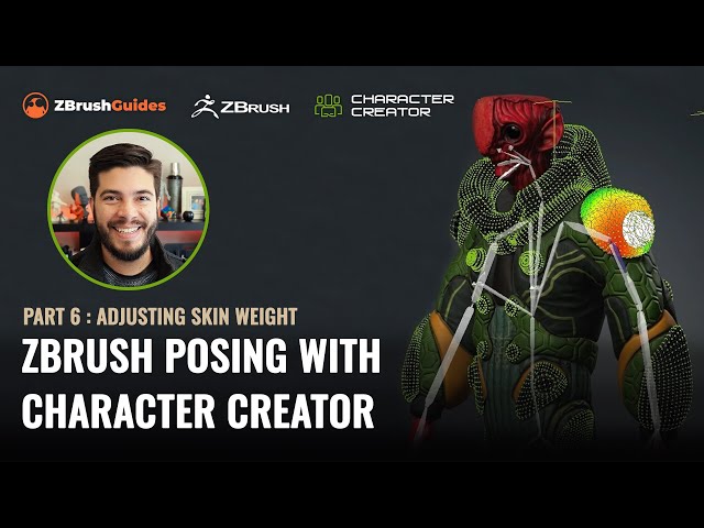ZBrush Posing with Character Creator - Part 6: Adjusting Skin Weight | Character Creator & ZBrush
