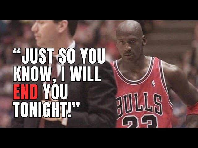 What happens when Michael Jordan Says He will Destroy You