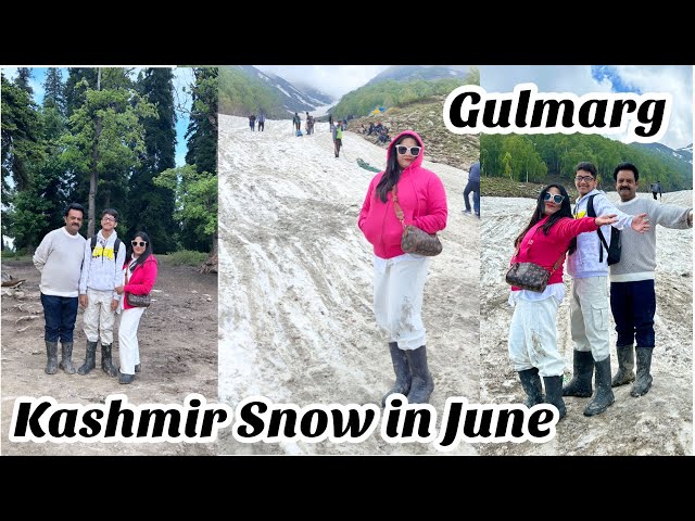 Kashmir Snow In June And July 2024☃️❄️|| Kashmir in June and July 2024|| Gulmarg