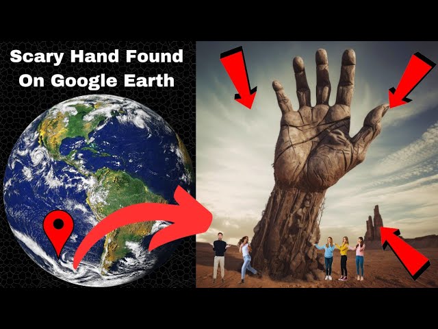 scary giant hand on google maps 😱 | mysterious things in the world 🌎 | #earthsecret04 #googleapps 🎈