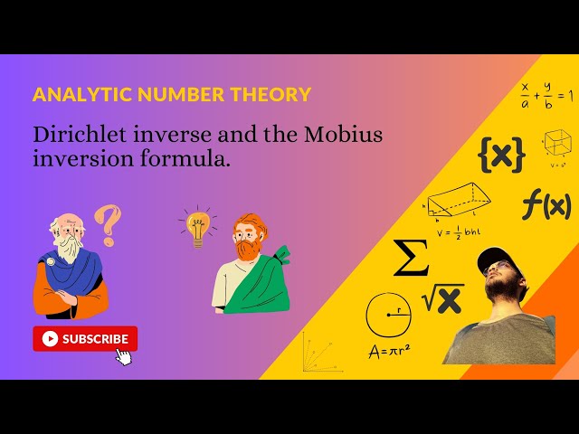 Dirichlet inverse and the Mobius inversion formula.