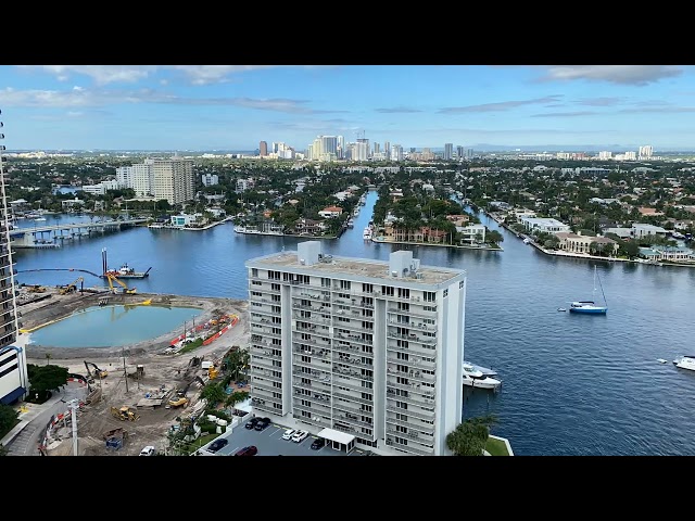 Marriott’s BeachPlace Towers intracoastal water way Timelapse