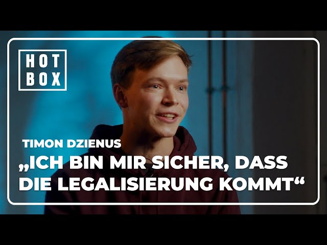 "Ich bin mir sicher, dass die Legalisierung kommt": Timon Dzienus (Bundessprecher Grüne Jugend)