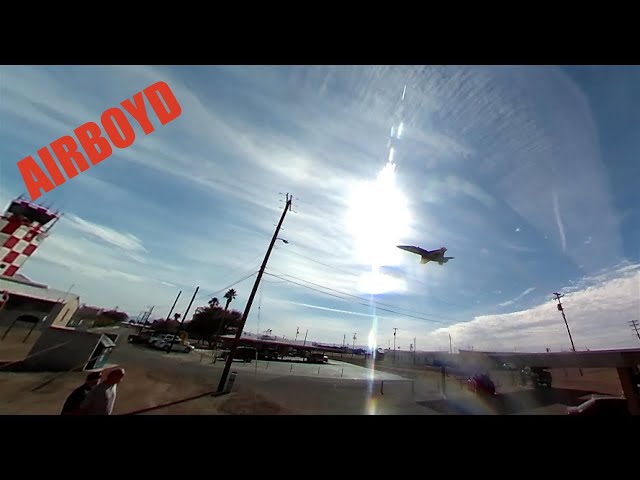 Blue Angels High Speed Pass 360º VR View (360fly)