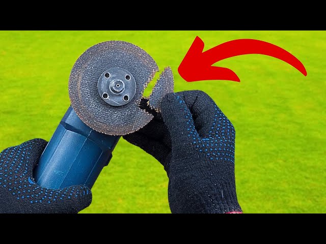 Top 5 Angle Grinder tricks and Hacks (do not throw away the broken disk! You will regret it)