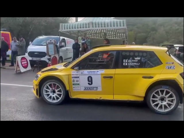 Skoda Fabia R5/rally2 rallye Mare è Machja 2023 Silvani Serge Castelli Jean Marc