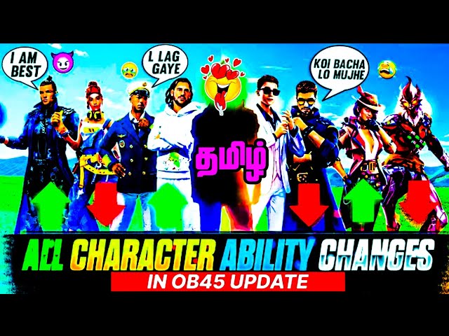 Character😱Skill Change New skateboard New OB 45 Update💯 Up Coming Event Tamil TN MASTER GAMING YT 💯🥳