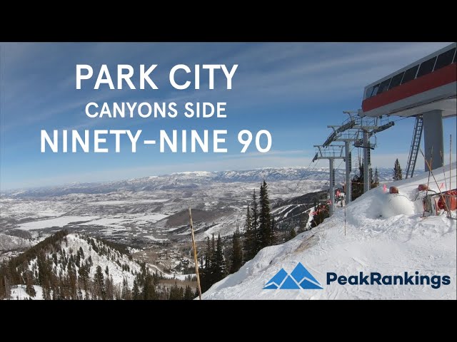A Run Down the Expert Park City (Canyons) 9990 Area